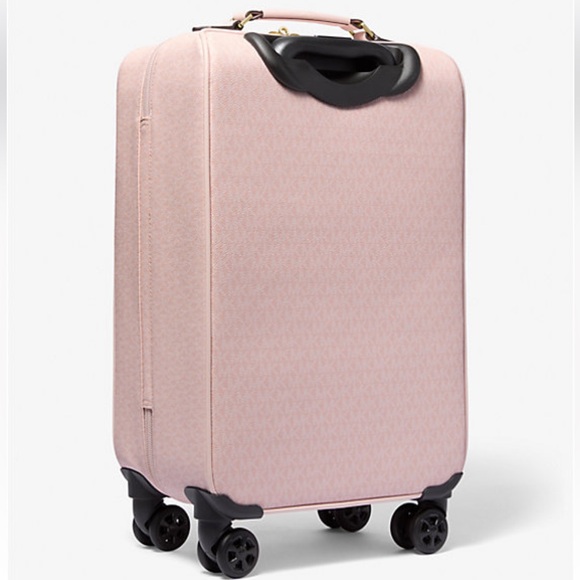 NWT MK Light Pink Signature Logo Travel Carry On Suitcase, 12.75”X 18.75” X 7.5” - Picture 4 of 7